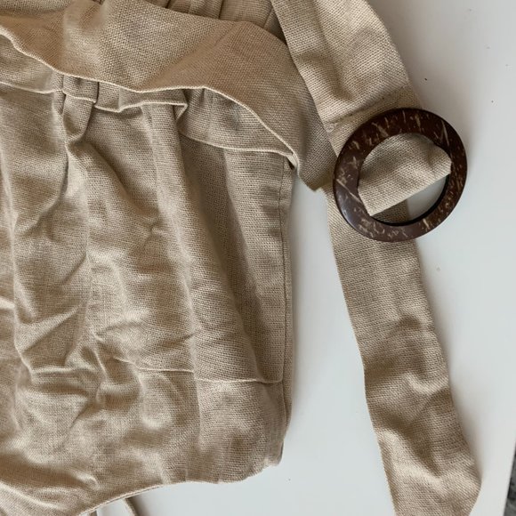 Mind Code Brown Tank Top Button-Down Dress - Picture 3 of 5